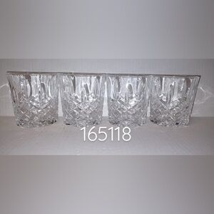 Marquis By Waterford Markham Double Old Fashioned Glasses,  11 oz, Set of 4, NEW